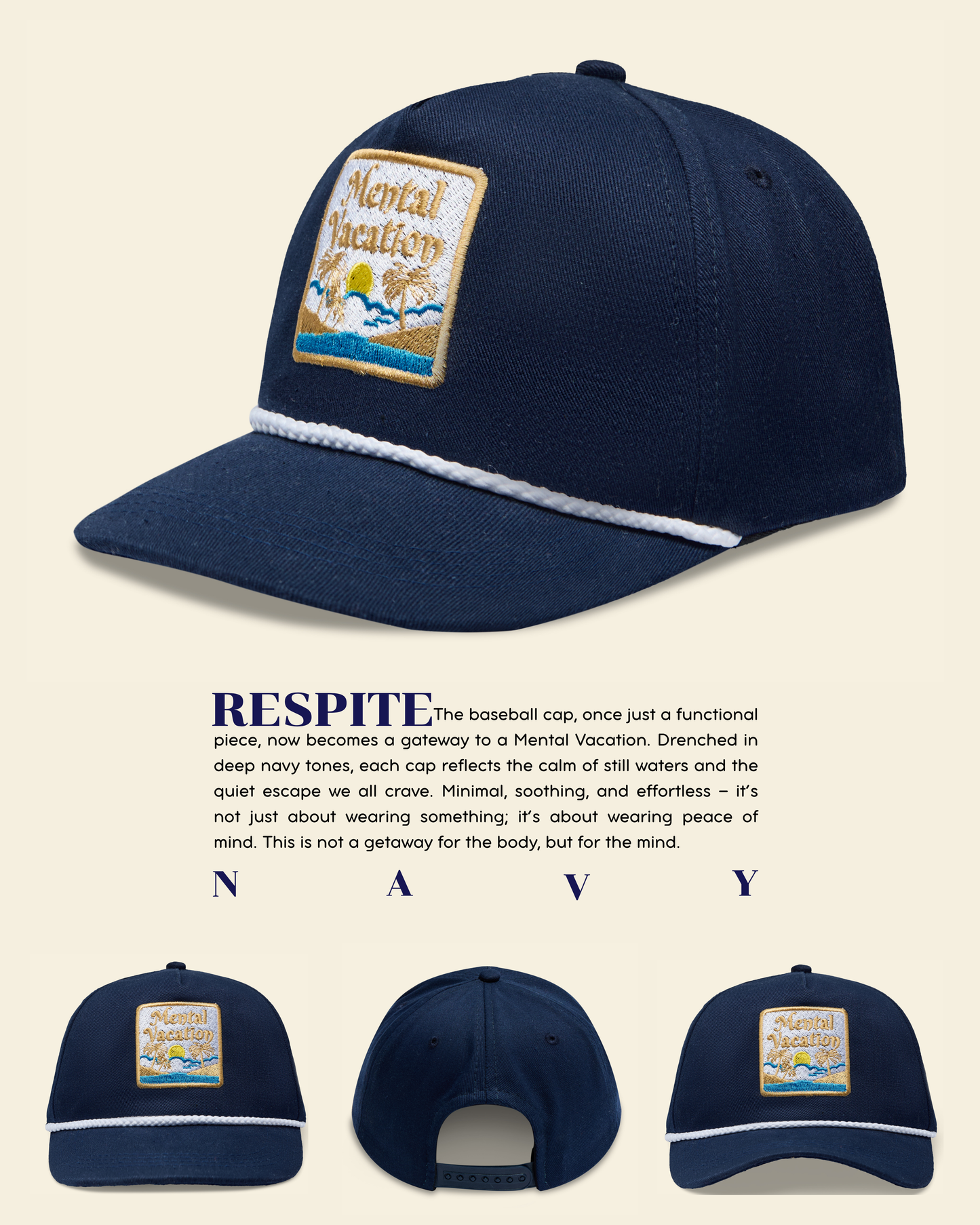 MENTAL VACATION HAT